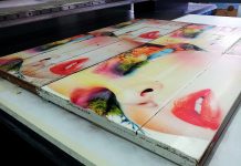 Impresión digital sobre madera. Decoración de superficies